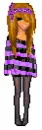 Purple and black stripes