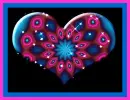 Background - Colorful Heart Sparkle
