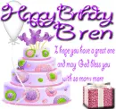 happy birthday Bren