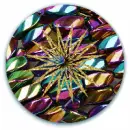Multi-colored Bead Button