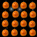 Halloween pumkin with stars