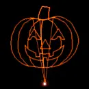 laser light jackolantern