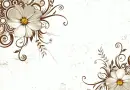 Brown flowers