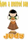 Fall Angel Blessed Day - Judy