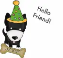 Cute dog with hat - Jessi