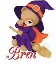 Halloween Witch Bear~Bren