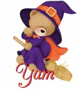 Halloween Witch Bear~Yam
