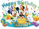 happy birthday Carol