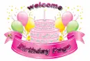 welcome birthday page