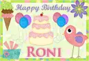 Roni Happy Birthday