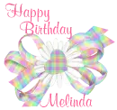 Melinda  Happy Birthday