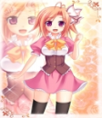 Fun Orange Anime Girl