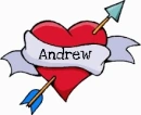 Heart with name 