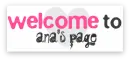 welcome to ana's page