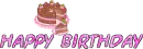 Happy Birthday - Cake