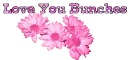 Love You Bunches - Pink Flowers