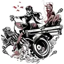death rockabilly hotrod
