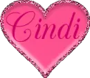 Glitter Pink Heart - Cindi