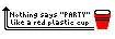 plastic red cup