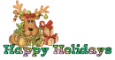 Happy Holidays - Deer