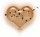 gold heart