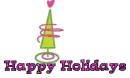 Happy Holidays Christmas Tree