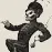 the lil black parade marchin skeleton boy
