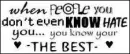 haters unknown