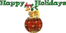 Happy Holidays - with Kitten