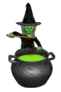 witch and caulron
