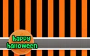 black and orange happy halloween