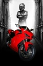 red motorcycle