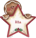 Gingerbread Star Signature - Rita
