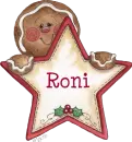 Gingerbread Star Signature - Roni