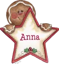 Gingerbread Star Signature - Anna