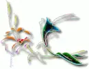 Neon flowers