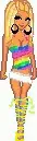 rainbow girl