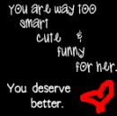 What you deserve
