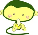 monkey eating
