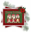 Happy Holidays~Cute Santa's