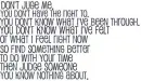 don't judge me 