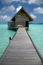 beach house on water
