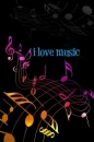 color i love music