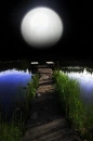 moon and dock