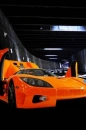 orange car