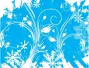 blue and white background