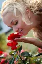 Girl in Flowers