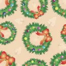 christmas wreath background