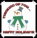Thinking Of You...  Happy Holidays