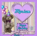 Myriam - Happy Birthday - november - bir